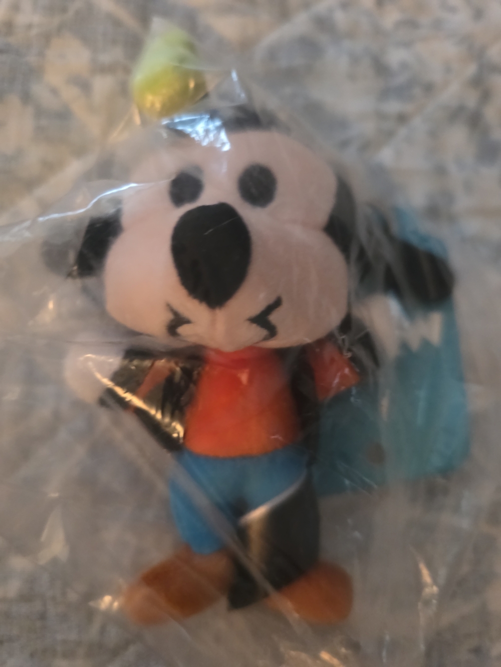 Disney Mickey Mouse Plush Toy in Blue & Red NWT